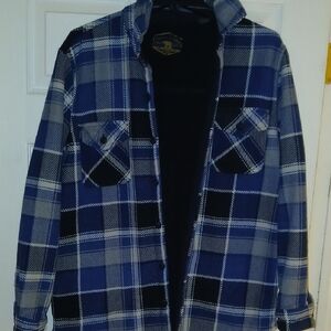 Freedom Factory Blue Plaid Men's Jacket